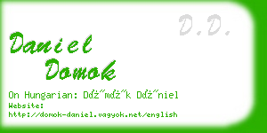 daniel domok business card